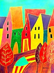 ORIGINAL PAINTING MODERN ART CONTEMPORARY PAINTING WALL ARTWORK DECOR 24″ #A219