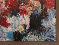 XXL – Art Milling Oil/LW 140×160 cm Rolled Abstract Floral Flowers Max Müller