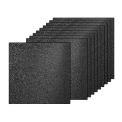 20 Sheets Black Glitter Cardboard Paper 12×12 Inch Glitter Paper Cardboard High G…