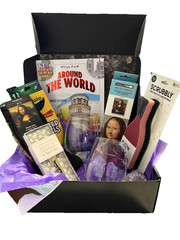 Mona Lisa Art Lovers-Travel Gift Box/Basket – Care Package – Holidays Christmas