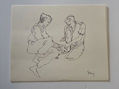 drawing collection by Wong Hong Kong Street scenes landscape rare regionalism