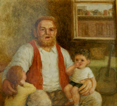 ROBERT SMULLYAN SLOAN (1915-2013) LISTED AMERICAN FINE ORIGINAL OIL PAINTING