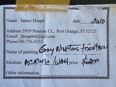 ORIGINAL MIXED MEDIA PAINTING by JAMES HOUPT (1935-2022, PORT ORANGE ~ FLORIDA)