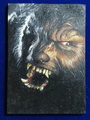 ACEO Original Painting: David Coalburn WEREWOLF HORROR AWESOME!