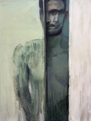 ✨Original Oil Nude Male Painting – Fine Art by Eric Fisher, Signed