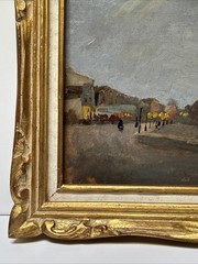 ANTIQUE FRENCH IMPRESSIONISM PAINTING LANDSCAPE MASTERFUL 1910’S CLAUDE FIRMIN