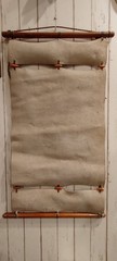 Genuine Leather Wall Art Featuring Mongolian Warrior Genghis Khan Rich Details