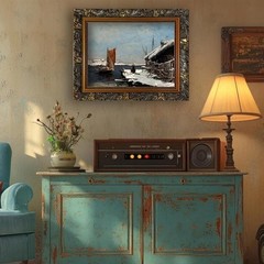 Open Back Canvas Frame 12×16 Gold Art Frame Vintage Decor Oil Paintings Akfado