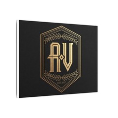 Quiet Luxury Crest Canvas Wall Art | Quiet Luxury Gift