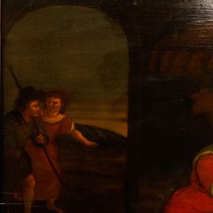 European School Early 19th Century Oil – The Nativity
