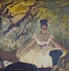 After EDGAR DEGAS (1834-1917) „Orchestra Musicians“ c1890 Unsigned Oil on Canvas
