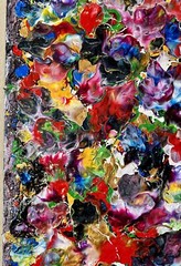 Juan Cervantes Artist like Jackson Pollock Abstract Expressionism Painting