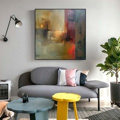 Large Textured Abstract Acrylic Oil Painting On Canvas Handmade Artwork A172