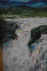 FRAMED SIGNED ORIGINAL OIL CARONI RIVER LANDSCAPE, VENEZUELA ARTIST: HECTO VIDAL