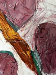 24×36 inch „Johnny Davis Abstract Acrylic on Canvas Painting – Original Artwork“
