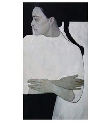 Original Oil Painting on Canvas 31×18 in/80x45cm Girl Portrait Woman