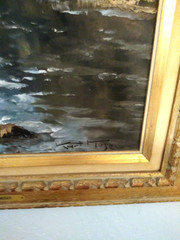 KURT MOSER (1926-1982) Oil Painting on Canvas 15 1/2″ x 30″