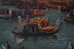 F69594: GOUINDA Italian Venice Scene Oil Painting On Canvas