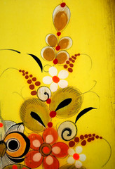 TONALA MEXICO OWLS & YELLOW FLORAL Original Oil Painting On Board Signed REYES