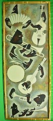 Jazz Vignette c1950s Acrylic by Morris Anderson