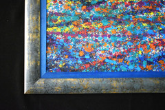Wyland Original Acrylic on Board „Color Burst 14″ 44″x32“ Signed COA New