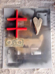 blessing cross lucky money bowl of abundance heart of love blessing art painting