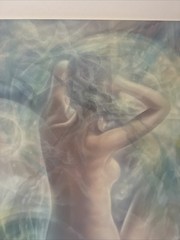 Maire Palme Painting Portrait Masterful Abstract Surrealism Transcendental Woman