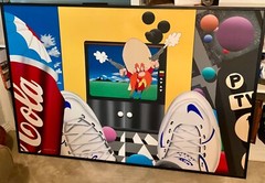 Stan Solomon, Original Acrylic on Canvas, H.B.625 1996 Great Frame