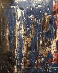 “Predator at the Waterfall”, Original Abstract Painting On Stretched Canvas