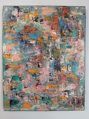 original abstract acrylic painting on canvas