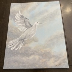 Original Acrylic Painting on canvas 16”x 20” COA Signed By Juan Corral
