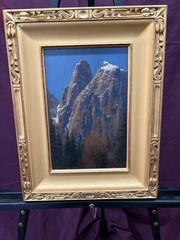 Jacob Collins „Cathedral Rocks“ Oil on Panel 14 1/4″ x 18 ¼”