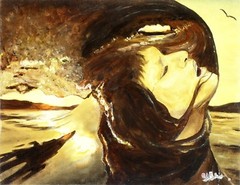 „Day and Night“ – Art, Painting, Giclee on Canvas 19″x14″ LTD by Yelena Berzon