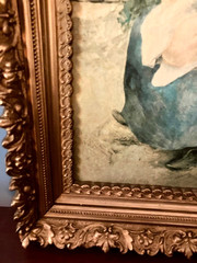 Vintage Pierre-Auguste Renoir Maternity Painting Quality Print Repro Framed