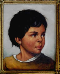 ITALIAN SCHOOL FINE VINTAGE SIGNED M. MARINI ORIGINAL OIL PAINTING