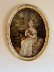 Portrait of a Young Girl, after 19th Century Original – Prestige Collection