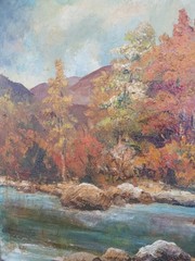 Original Oil Painting By Theodore Earl BUTLER (1861-1936) 20″x30″