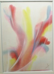 Original Dom Mingolla Abstract Water Color c. 1970’s
