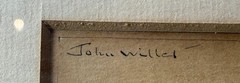 Antique Joseph Clayton Clarke Kyd John Willet watercolor illustration Painting