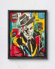 Faris Art-Sinatra-11×14 Neo Expressionism Original Artwork on Canvas