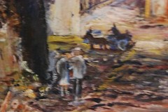 FRAMED ORIGINAL OIL ARCHWAY TO MOZART’S HOME SALZBURG AUSTRIA ARTIST HECTO VIDAL