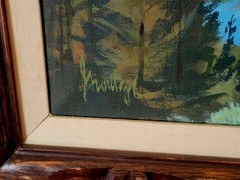 Snake River Harrison T Groutage 1925-2013 Orig Oil Acrylic Painting Large Rare