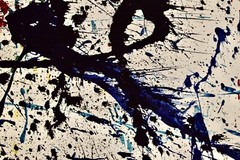 Jackson Pollock style Professional￼ Artist Canvas￼ painting￼ 72”X60”Abstract,6ft