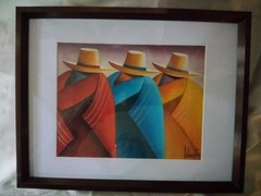 Wuayta Peruvian Original Oil Painting 14 x 11.5