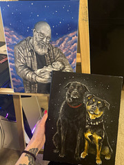 Customs portrait paintings 11×14 FREE SHIPPING
