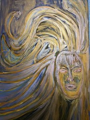 Original Acrylic art painting 36x24Inches hand painted And Signed By Artist