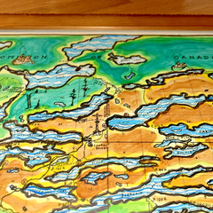 1959 Original MAP – COOK COUNTY MINNESOTA Lakes Adjacent to Canada BILL NEEDHAM