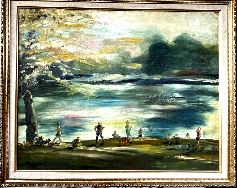 John M. Williams (American, b.1975), Original O/C/B „First Outing“, Signed/Dated