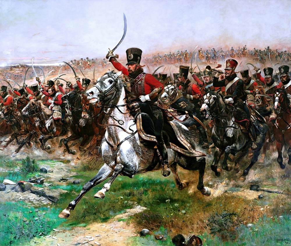 Vive L’Empereur Battle of Friedland Painting by Edouard Detaille Reproduction