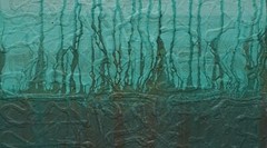 Original Abstract Modern Minimal Textured Reduction Painting By Ireland Davis